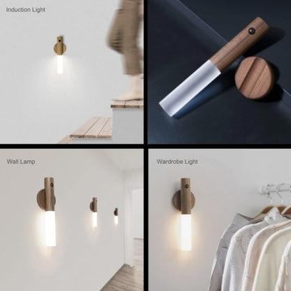 Motion Sensor LED Night Light Human Body Induction Lamp Wall Mount Rechargeable