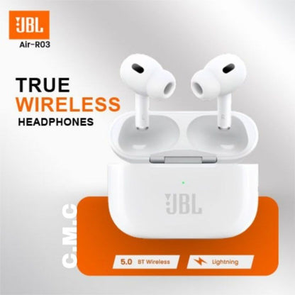 JBL Air R03/WAVE 380 TWS Wireless Earphones – Crystal Clear Sound, Dual Mic, Secure in-Ear Fit