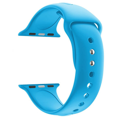 38/40/41mm Replacement Strap Soft Silicone Sport Band for Apple Watch Series 1/2/3