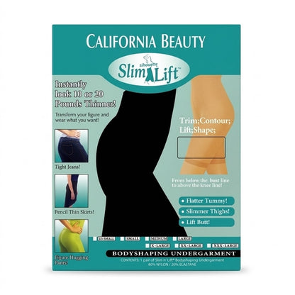California Women's Beauty Slim Lift Slimming Body Shaping Undergarment Pant