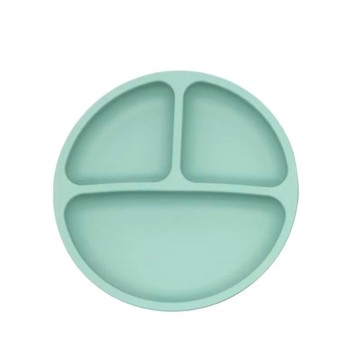 Cute Cartoon Silicone Suction Plate for Youngsters - Non-Slip, Easy Clean Feeding Dish for Training