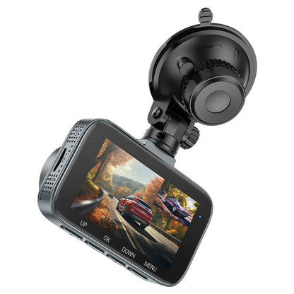 HOCO DV6 Car dash cam front 1080p 140° lens angle, IPS HD screen, loop,  G-sensor,night vision