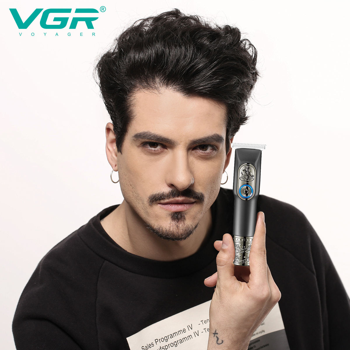 VGR V-963 zero Hair Cut Machine Electric Professional Cordless Hair Trimmer Clipper for Men