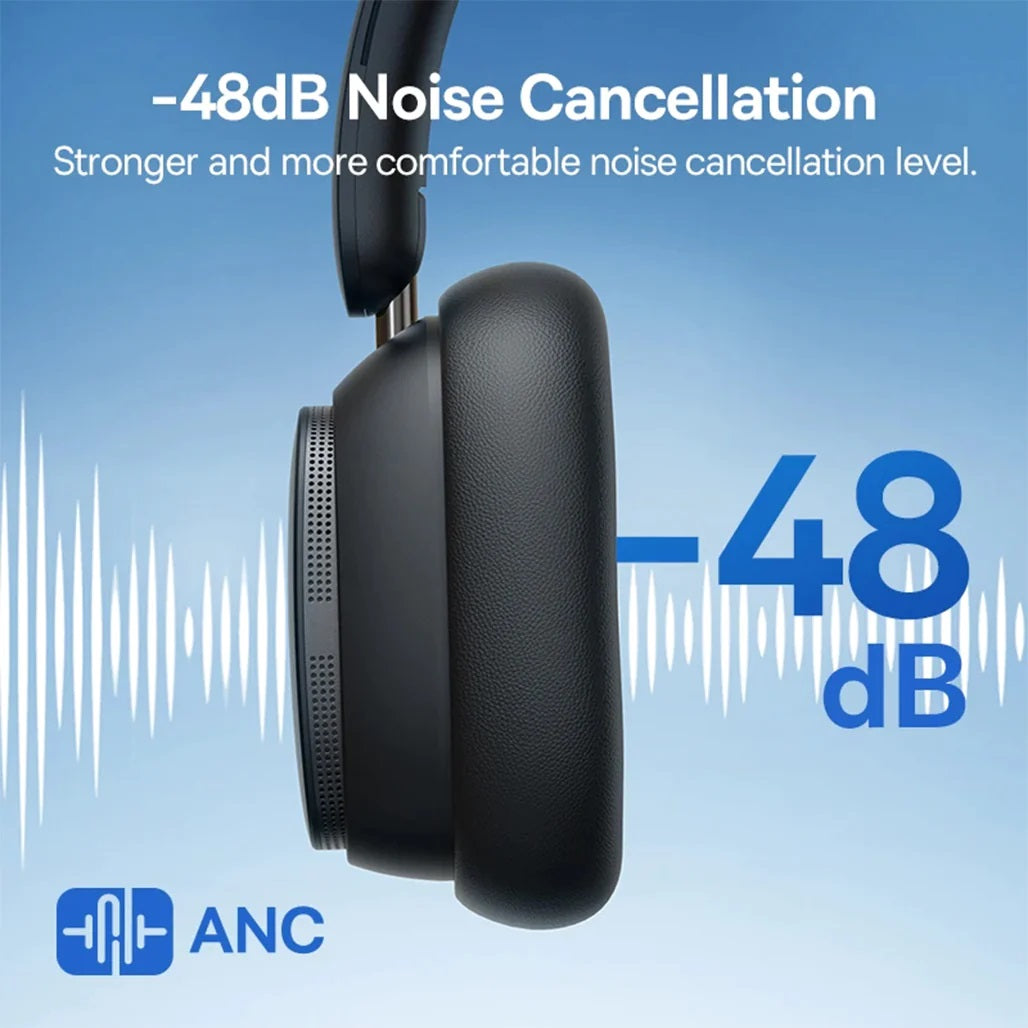 Baseus Bowie H1 PRO Wireless Headphone Hybrid -48dB Active Noise Cancellation Bluetooth Headset