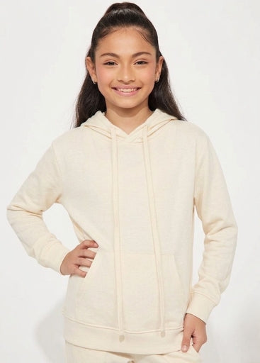 Trendy Kids Wear – Girl’s Urban Streetstyle Vibe Check Comfy Cotton Snuggle Hoodie