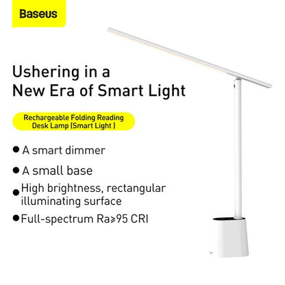 Baseus Table Lamp LED Desk Night Lamp Eye Protection Study Reading Light USB Rechargeable Desktop Office Work Table Lamp