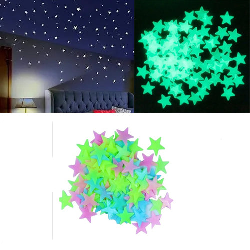 50 Pieces High Quality Radium Stars stickers Radiam star stickers