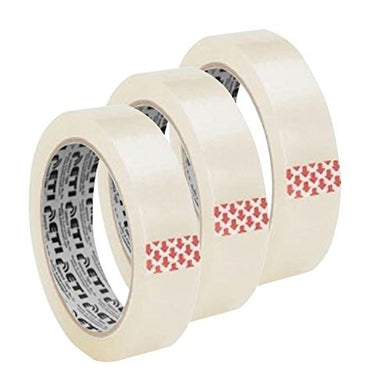 3Pc Cello Tape 1" X 100M CLEAR Packaging Tape 1 Inch