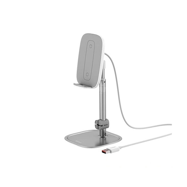 Baseus Literary Youth Desktop Bracket (Telescopic + Wireless Charging enabled ) For Mobile & Smart Watch