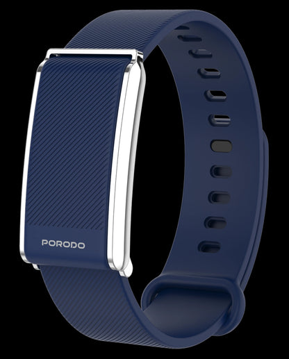 Porodo Trackfit Smart Fitness Band, Bluetooth 5.4 Fitness Tracker, IP68 Water Resistant Smart Band, 120 Plus Sports Modes, Heart Rate Sleep Monitor, 30 Day Battery Life,