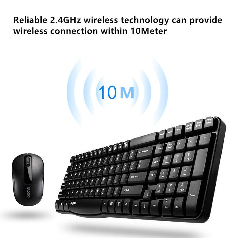 Rapoo X1800S Wireless Optical Keyboard & Mouse