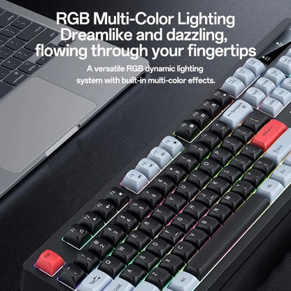 Yesido KB44 Wired Keyboard - 104 Keys RGB Backlit Low-Noise Keyboard - English Layout - QWERTY