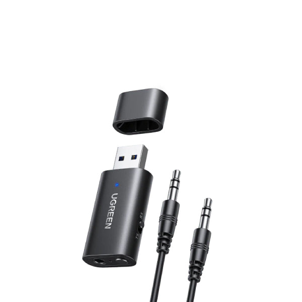 UGREEN Bluetooth 5.1 Transmitter Receiver 2 in 1 Wireless USB Dongle for TV, Home Stereo, Car Stereo, Headphones, Speakers, P