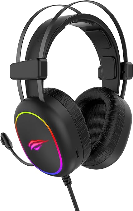 HAVIT H2016D RGB Wired Gaming Headset with Microphone Stereo Surround Sound