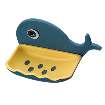 Whale Shaped Soap Holder Wall-Mounted