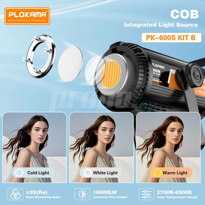 Plokama PK-600S-B Professional Softbox Lighting & Tripod Kit (300W)