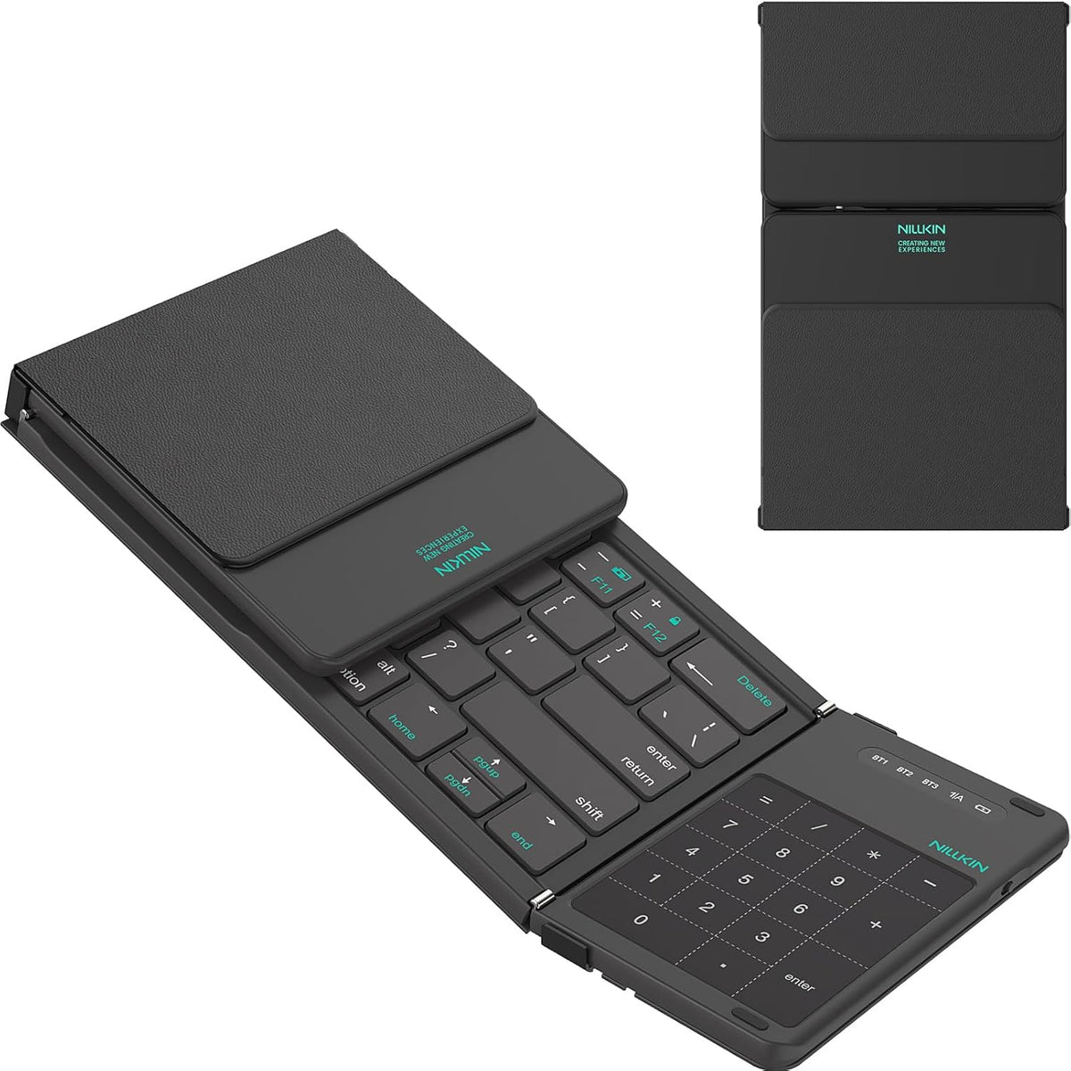 Nillkin Cube Pocket Foldable Keyboard with TrackPad & Wireless Bluetooth, Portable Travel Keyboard