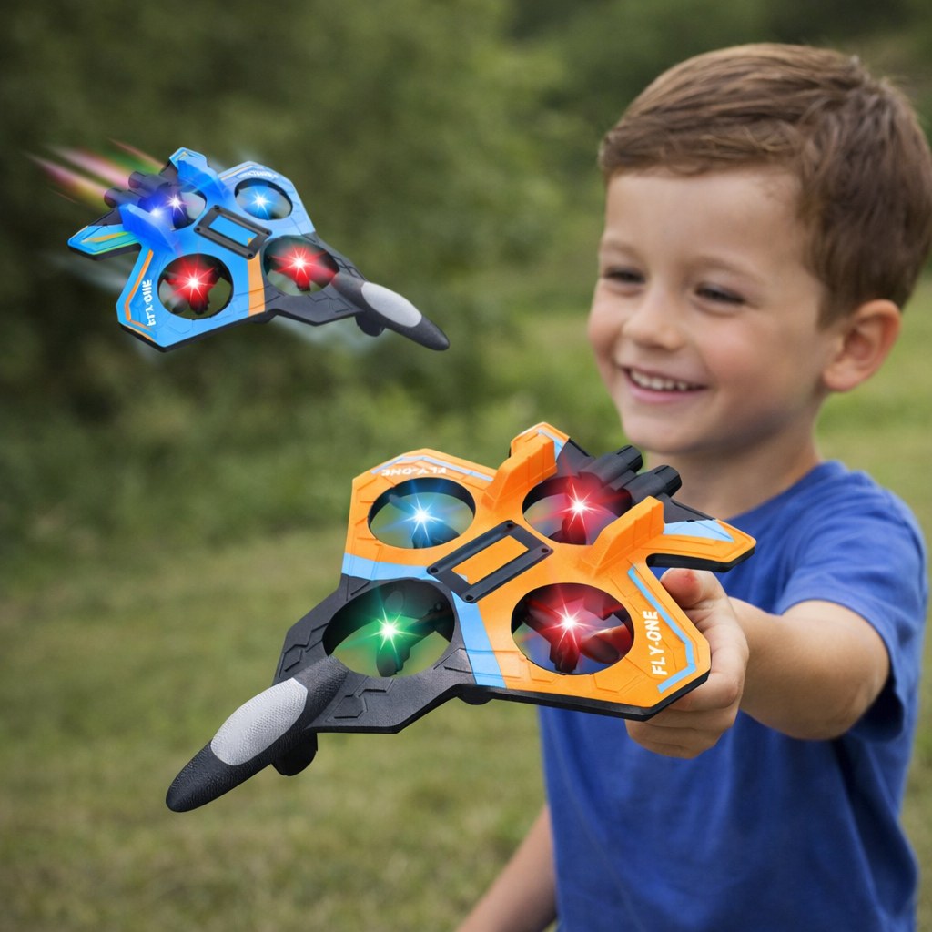 S2 Fighter Plane RC Drone S2 Fighter Plane with 360° Rotation & 4 Motor Wings S2 Fighter Plane