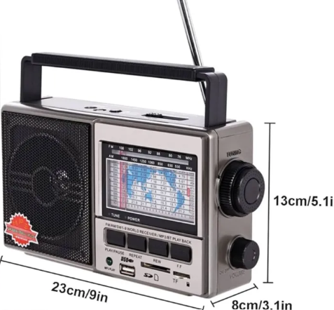 Rechargeable Radio FM with USB/ SB/ FP-901U