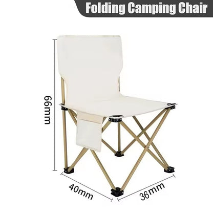 Folding Camping, Fishing and Camping Chair with Pocket
