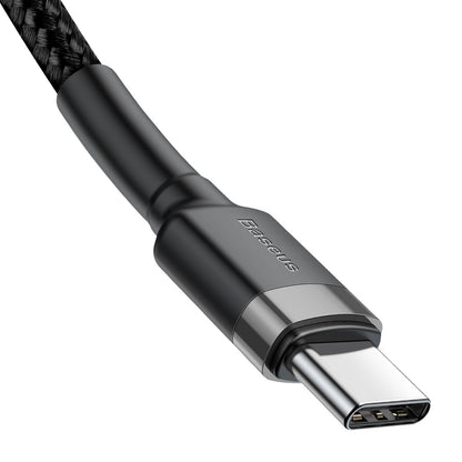 100% Genuine Baseus Cafule Series Type-C to C PD 2.0 60W Flash Charge Cable - 1M