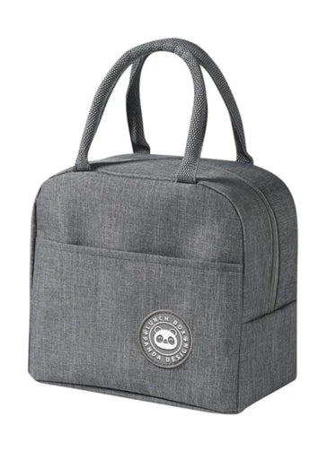 Leak-Proof, Hot & Cold, Reusable Tote, 2L Lunch Bag Grey