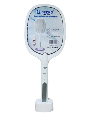Gecko Dual-Use Electric Mosquito Racket Standing Fly Insect Swatter.(LTD-618/LTD-219)