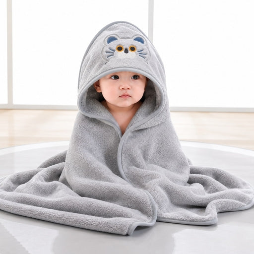 Kids Cartoon Bath Towel Blanket – Ultra-Soft, Absorbent & Gentle on Skin – Perfect for Bath Time