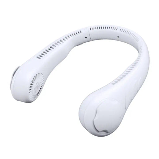 Portable Wearable Neck Fan, Rechargeable Leafless Silent Fan with 2000MAh Battery, USB Charging &3