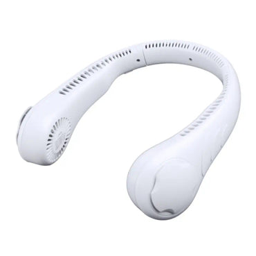 Portable Wearable Neck Fan, Rechargeable Leafless Silent Fan with 2000MAh Battery, USB Charging &3