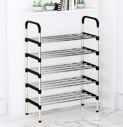 7-Layer Shoe Rack Organizer – Metal Shoe Shelf Storage Cabinet for Shoes & Plants | 5/7/8 Layer