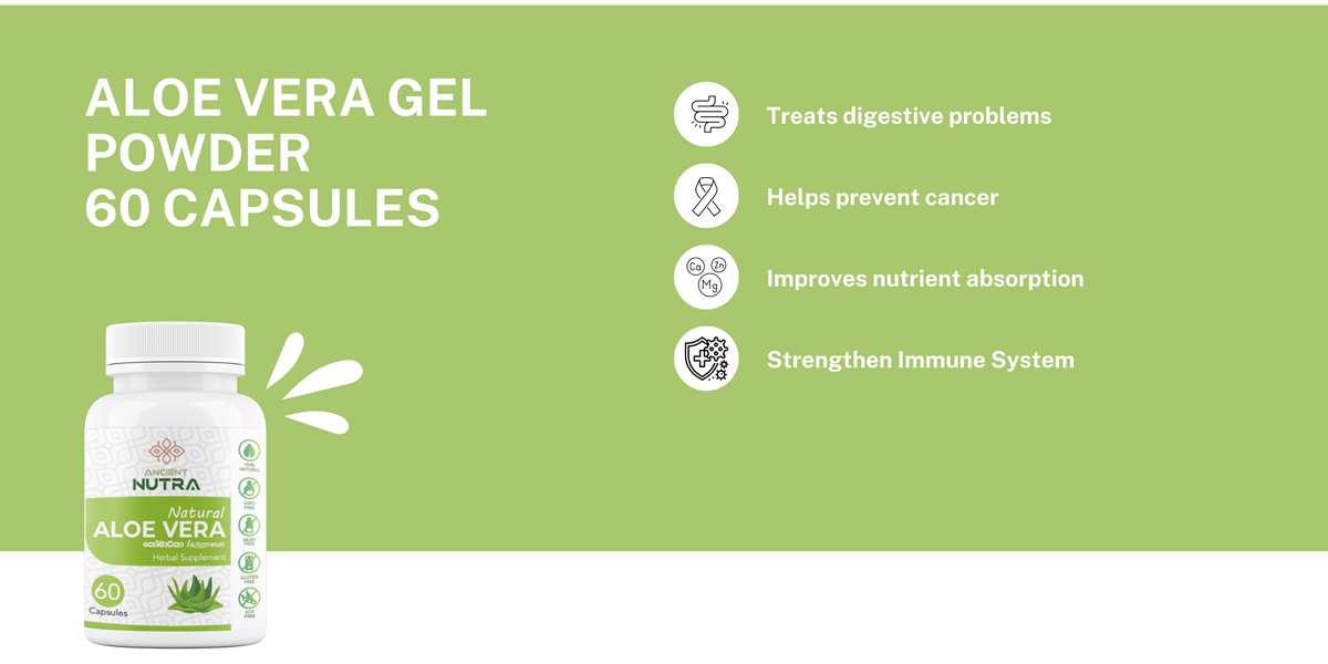 Aloe Vera Gel Powder  - 60 capsules