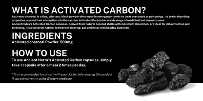 Activated Carbon - 60 capsules