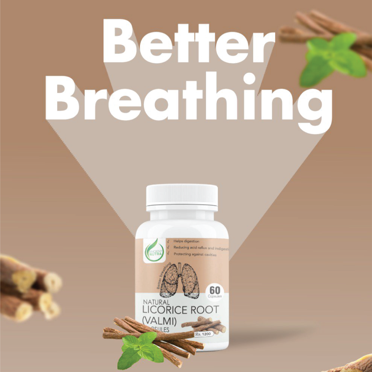 Licorice Root (Valmi)  - 60 capsules