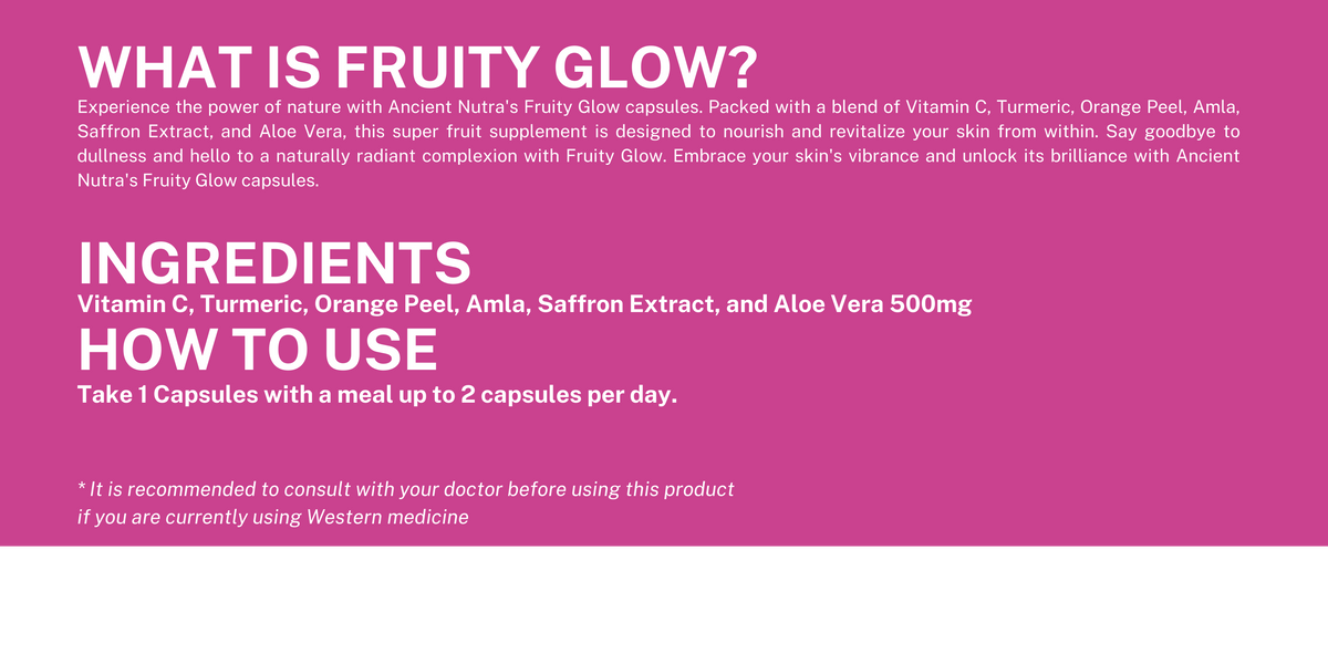 Fruity Glow 60 Capsules