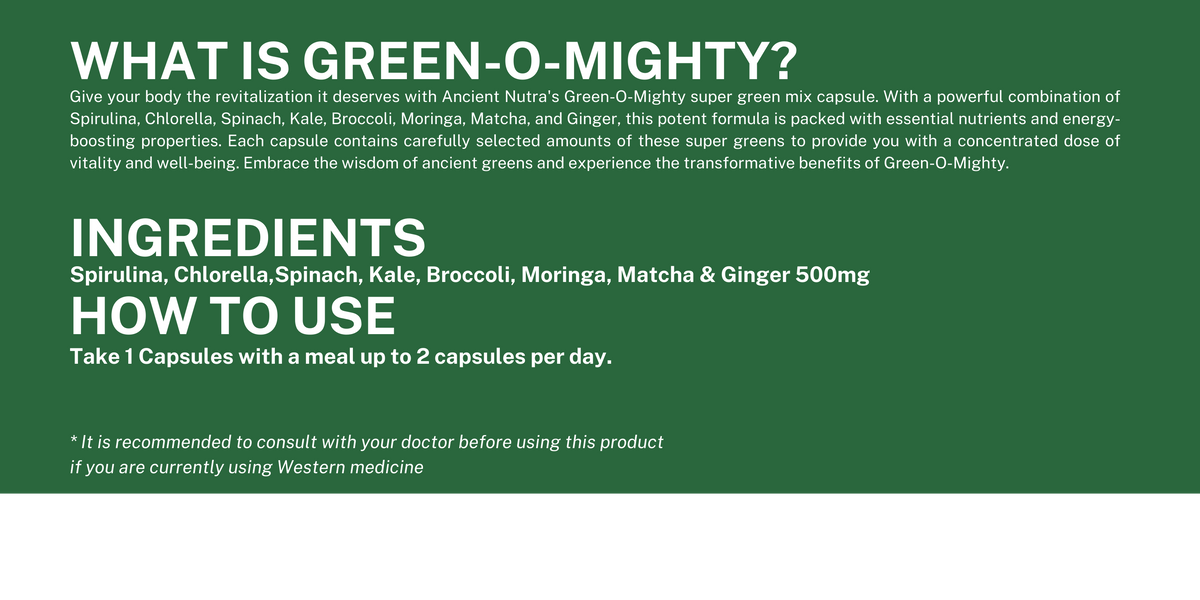 Green-O-Mighty 60 Capsules