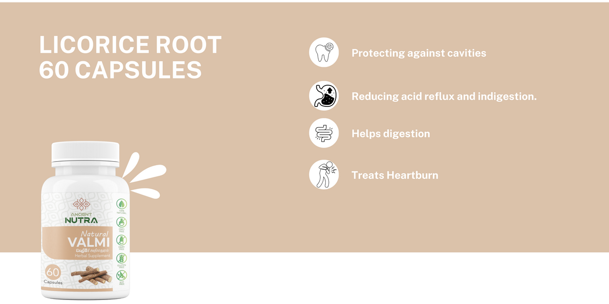 Licorice Root (Valmi)  - 60 capsules