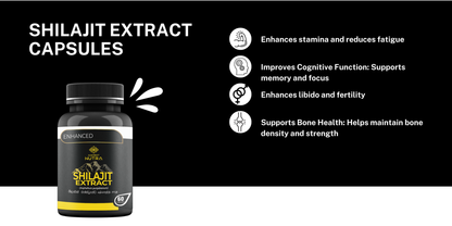 Shilajit Extract 60 Capsules