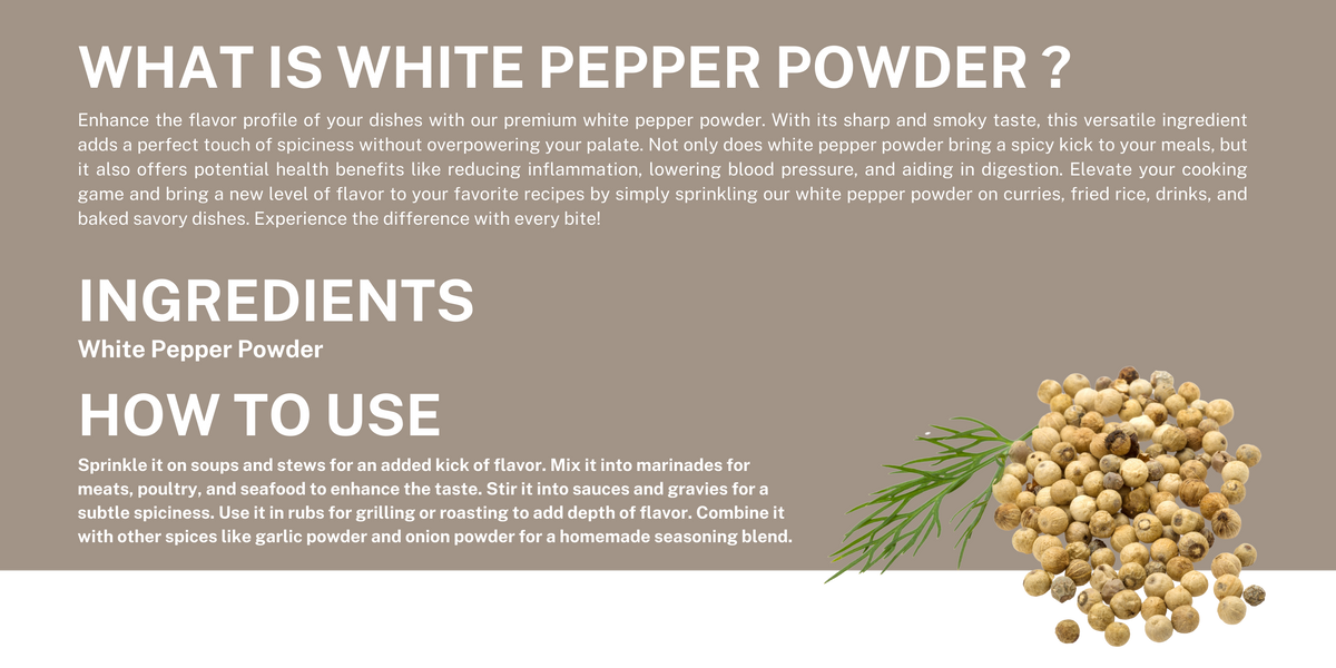 white pepper powder 40g