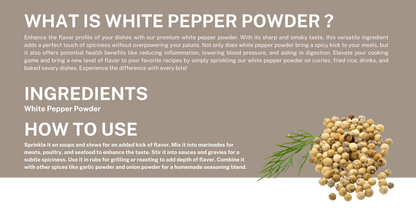 white pepper powder 40g