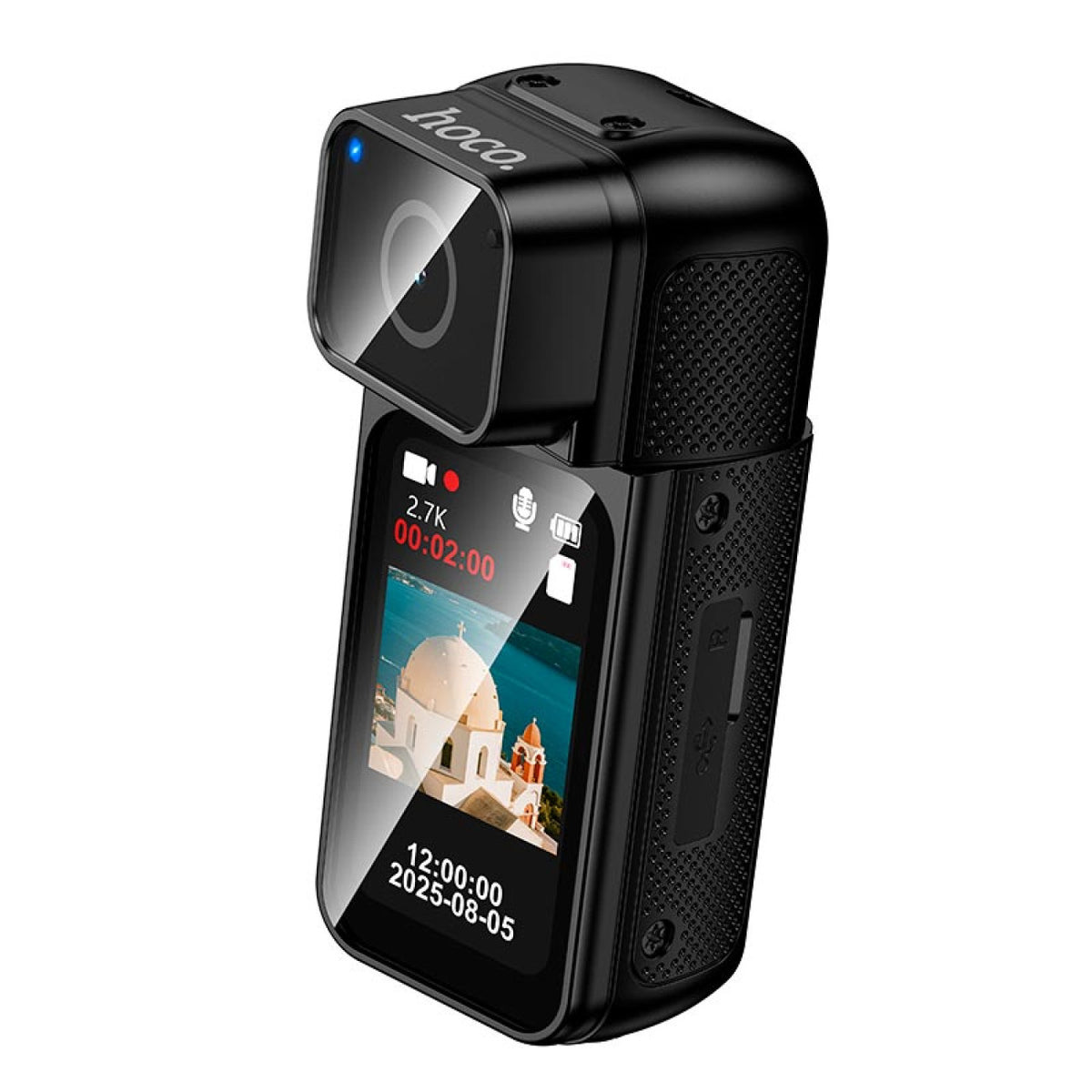 Hoco DV105 (180 Degree, 2.7K 15fps) Sports Action WiFi Camera With Magnetic Lanyard