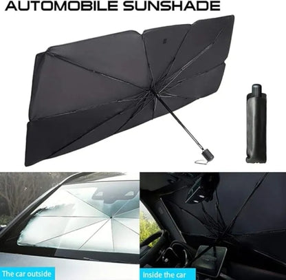 Foldable Car Windshield Sunshade, UV Protection & Heat Insulation Cover for Front Window