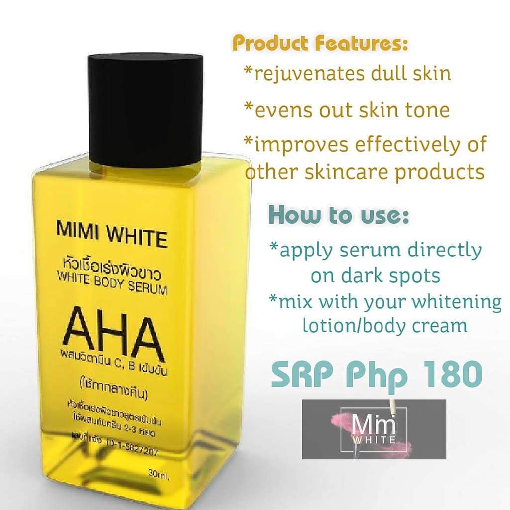Skin Care - AHA Mimi Body Serum - 30Ml - Everyday Use