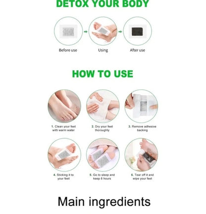 30PCS Kinoki Foot Pads Strongest Cleansing Detox Foot Patches 10PCS Dispel Dampness