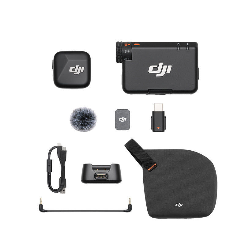 DJI Mic Mini (1 TX + 1 RX) Compact and Powerful Microphone for Capturing High-quality Sound