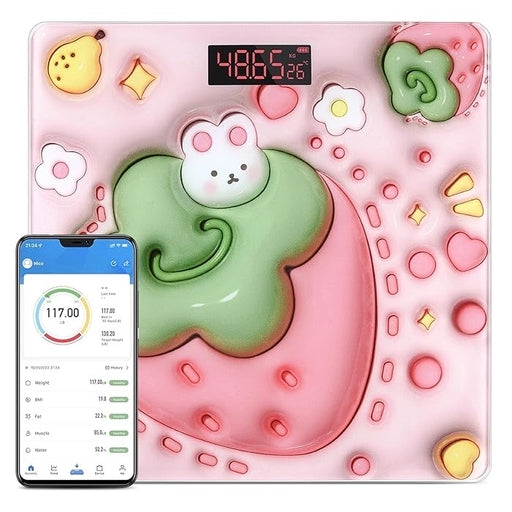 Wireless 3D Digital Smart Body Scale with Bluetooth, IOS and Android Compatible Body Composition