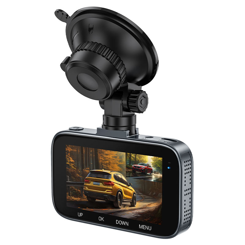 HOCO DV6 Car dash cam front 1080p 140° lens angle, IPS HD screen, loop,  G-sensor,night vision