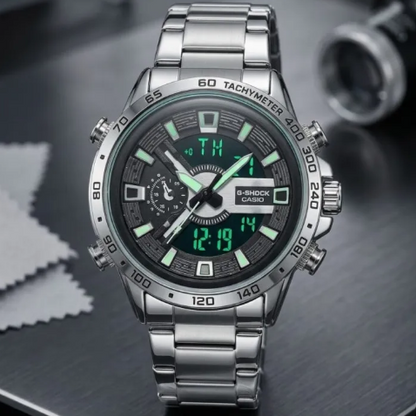 Piaoma S-Sport Steel Sports Men's Watches Top Brand Luxury Quartz Watch Men Waterproof S Shock Clock