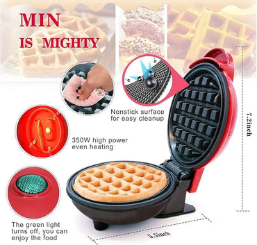 Mini Maker Waffle 4" Cooking Surface Non-Stick 350W SMT
