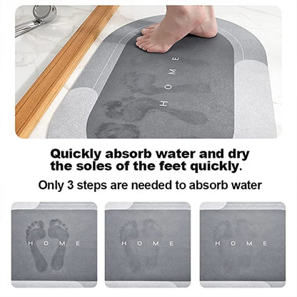Non-Slip Bathroom Mat, Safety Shower Mat, Massage Mat, Floor Drain Suction Cup, Bathroom Mat